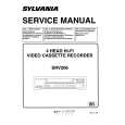SYLVANIA SRV206 Instrukcja Serwisowa