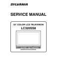 SYLVANIA LC320SS8 Instrukcja Serwisowa
