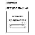 SYLVANIA DVL515 Instrukcja Serwisowa