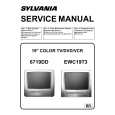 SYLVANIA EWC19T3 Instrukcja Serwisowa
