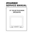SYLVANIA SRT2227W Instrukcja Serwisowa