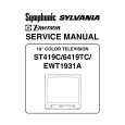 SYLVANIA ST419C Instrukcja Serwisowa