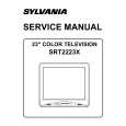 SYLVANIA SRT2223X Instrukcja Serwisowa